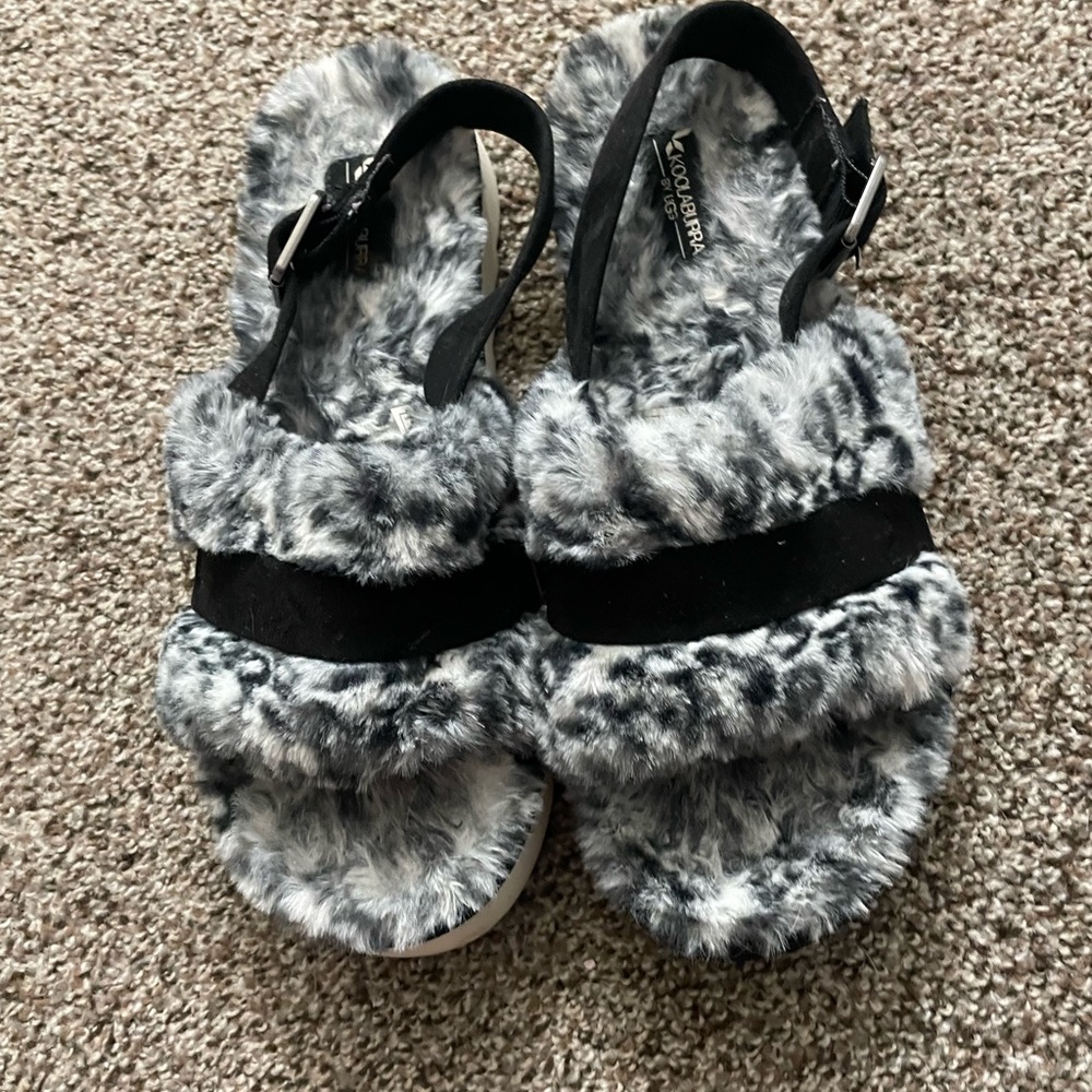 Koalaburra by Ugg leopard sling back slippers